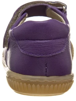 Leder-Spangenballerinas in Lila><noscript><img width=
