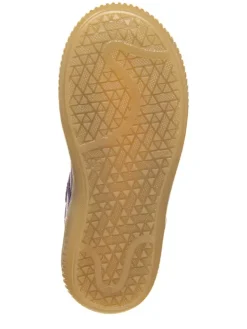 Leder-Spangenballerinas in Lila><noscript><img width=