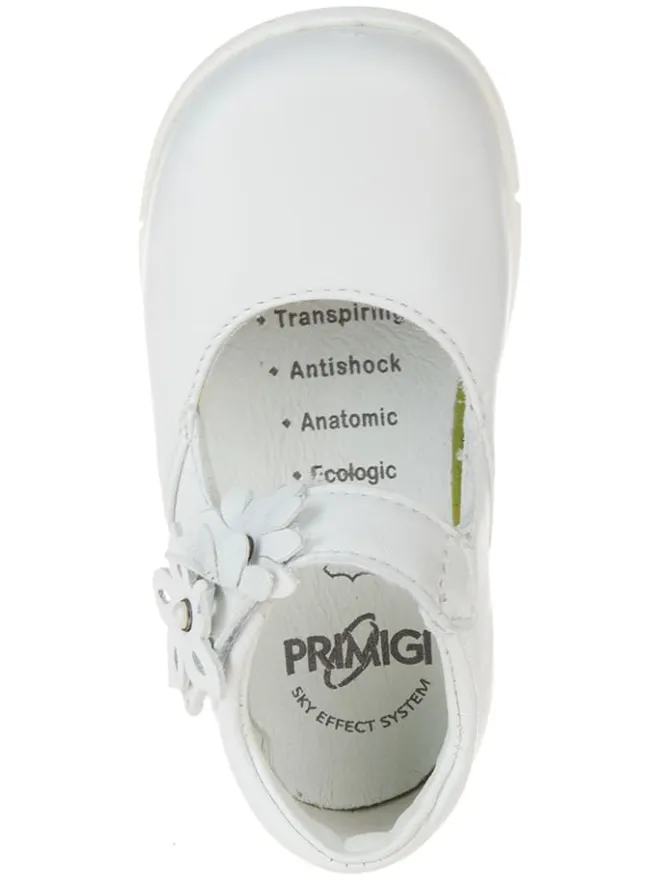 Primigi Halbschuhe|Ballerinas^Leder-Spangenballerinas in Weiß