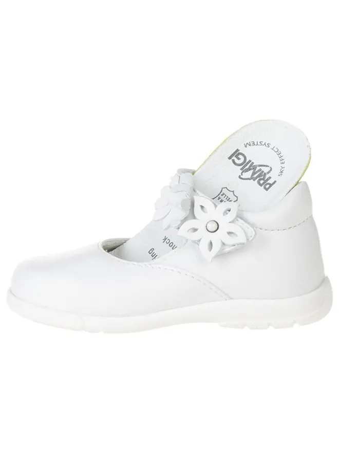 Primigi Halbschuhe|Ballerinas^Leder-Spangenballerinas in Weiß