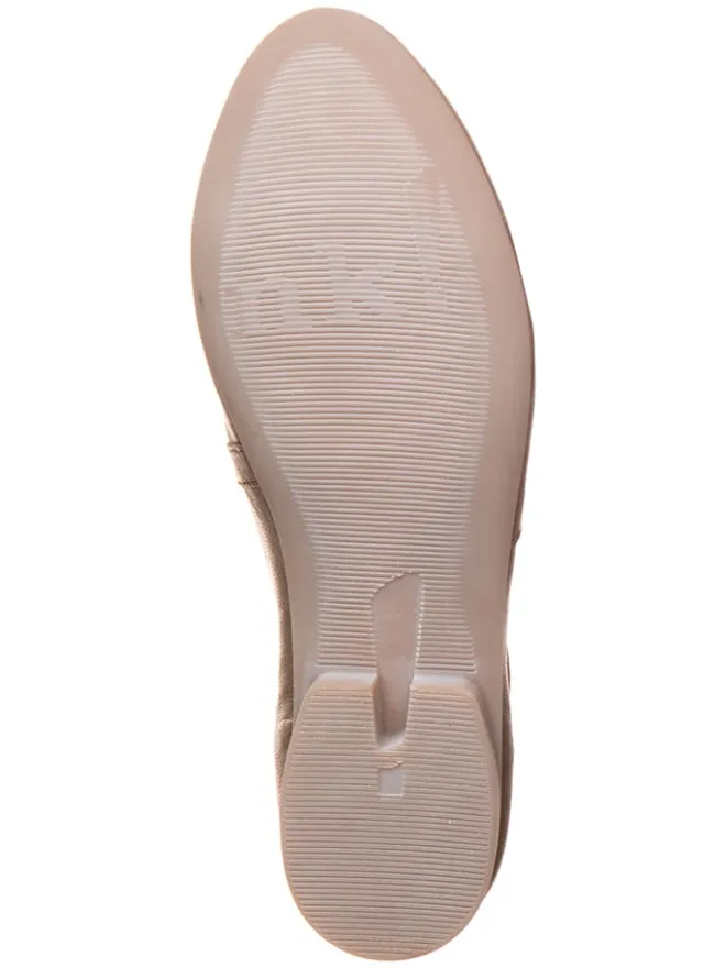 Leder-Spangenballerinas in Taupe>Think! Outlet