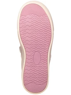 lamino Ballerinas^Leder-Spangenballerinas in Grau/ Rosa