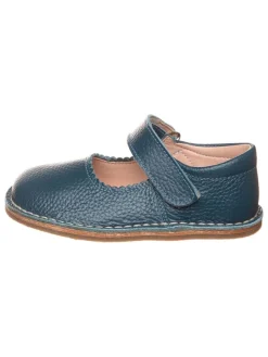 lamino Halbschuhe|Ballerinas^Leder-Spangenballerinas in Dunkelblau