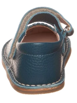lamino Halbschuhe|Ballerinas^Leder-Spangenballerinas in Dunkelblau