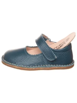 lamino Halbschuhe|Ballerinas^Leder-Spangenballerinas in Dunkelblau