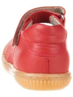 Leder-Spangenballerinas in Rot><noscript><img width=