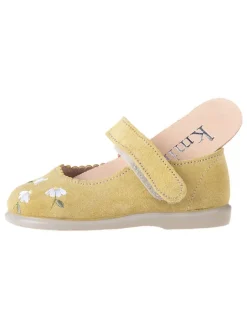kmins Halbschuhe|Ballerinas^Leder-Spangenballerinas in Gelb