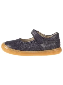 kmins Ballerinas^Leder-Spangenballerinas in Dunkelblau