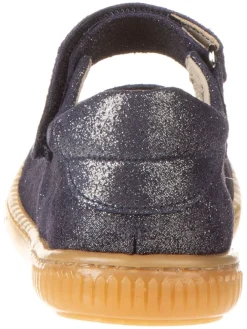 kmins Ballerinas^Leder-Spangenballerinas in Dunkelblau