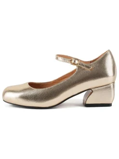 loft37 Pumps^Leder-Spangenpumps in Gold