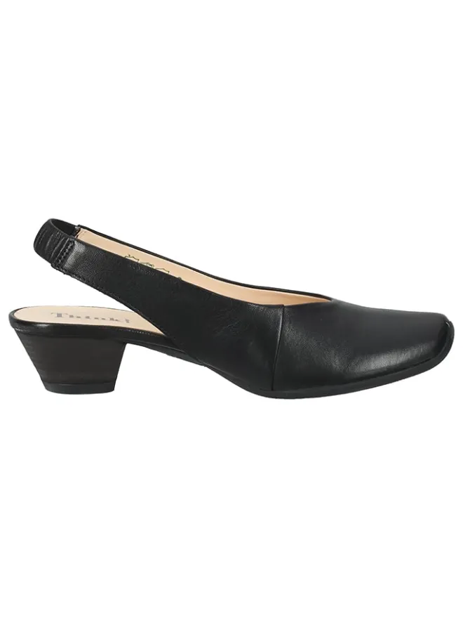 Leder-Spangenpumps in Schwarz>Think! Best