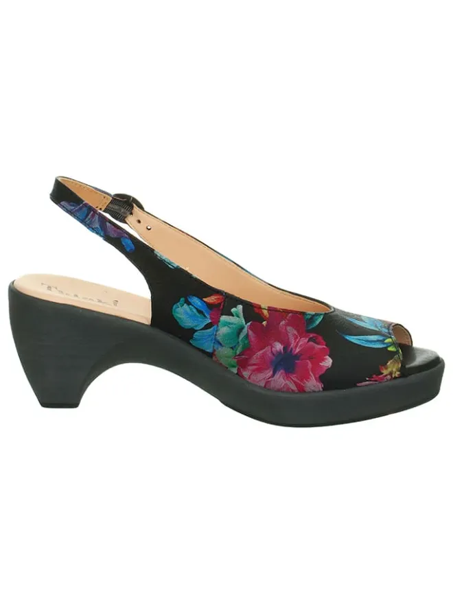 Leder-Spangenpumps in Schwarz>Think! Hot
