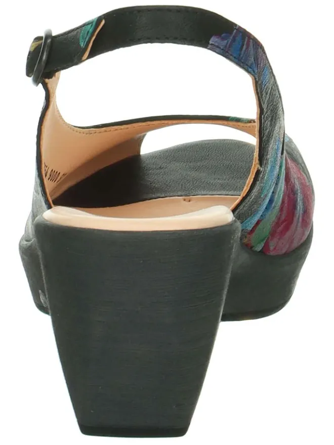Leder-Spangenpumps in Schwarz>Think! Hot