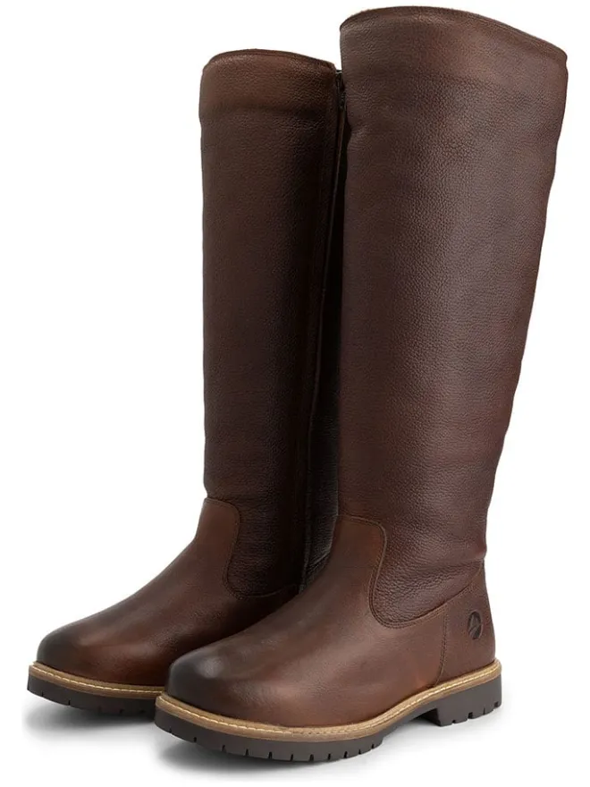 TRAVELIN' Stiefel & Boots^Leder-Stiefel "Dyreborg" in Braun