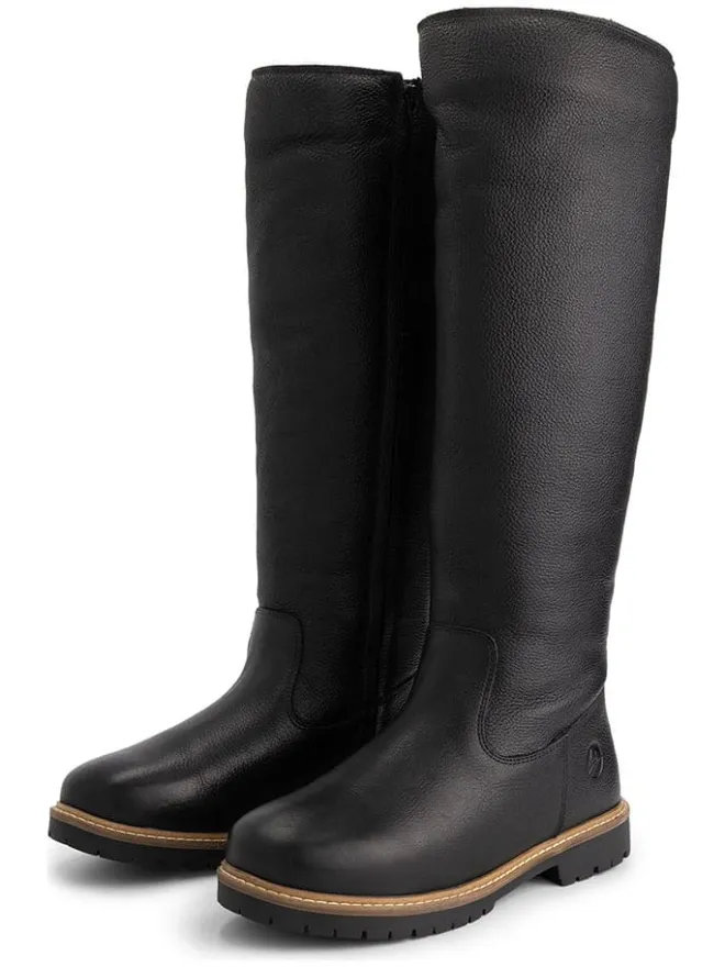 TRAVELIN' Stiefel & Boots^Leder-Stiefel "Dyreborg" in Schwarz