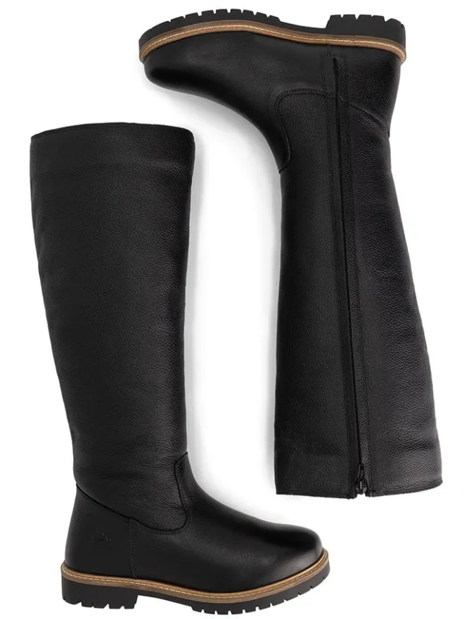 TRAVELIN' Stiefel & Boots^Leder-Stiefel "Dyreborg" in Schwarz