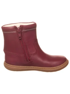 Clarks Stiefel & Boots^Leder-Stiefel "Flash Midi" in Bordeaux