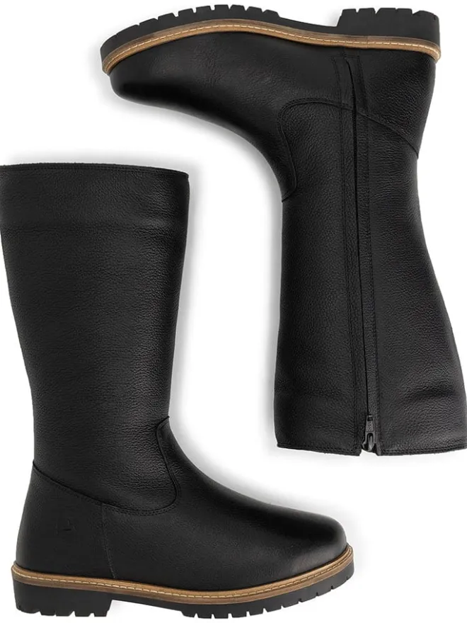 Leder-Stiefel "Forde" in Schwarz>TRAVELIN' Online