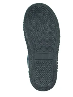 Leder-Stiefel in Blau><noscript><img width=
