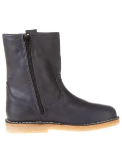 POM POM Stiefel & Boots·Stiefel^Leder-Stiefel in Dunkelblau