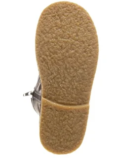 Leder-Stiefel in Dunkelblau><noscript><img width=