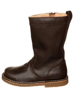 kmins Stiefel & Boots·Stiefel^Leder-Stiefel in Dunkelbraun