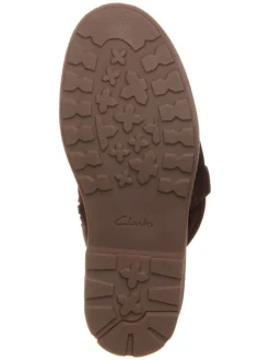 Leder-Stiefel in Dunkelbraun><noscript><img width=