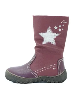 Ciao Stiefel & Boots·Stiefel^Leder-Stiefel in Dunkelrot