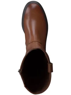 Leder-Stiefel in Hellbraun><noscript><img width=