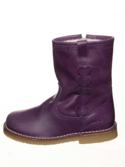 POM POM Stiefel & Boots·Stiefel^Leder-Stiefel in Lila