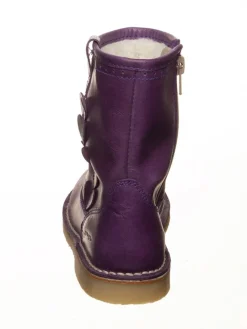 POM POM Stiefel & Boots·Stiefel^Leder-Stiefel in Lila