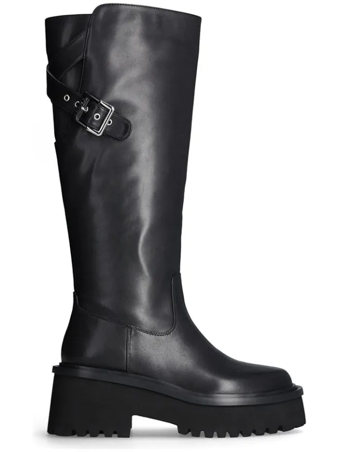 Leder-Stiefel in Schwarz>Liu Jo