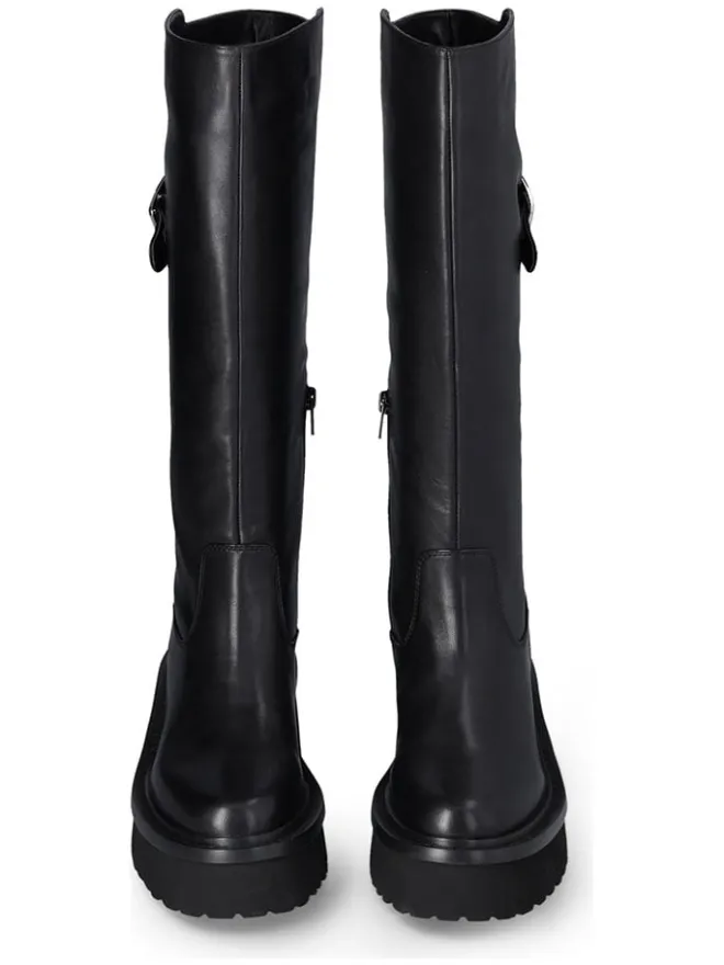 Leder-Stiefel in Schwarz>Liu Jo