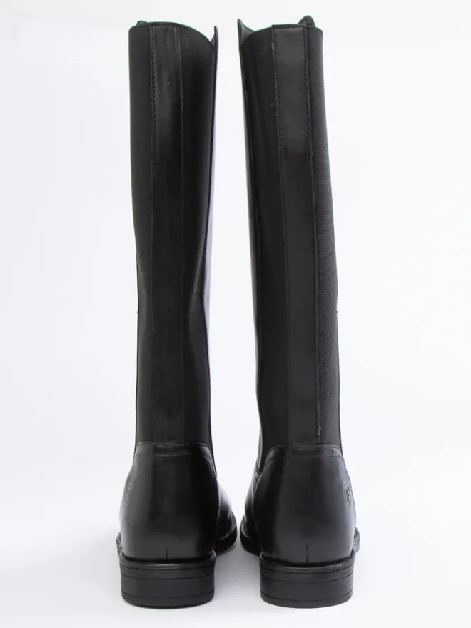 Leder-Stiefel in Schwarz>JOLANA & FENENA Sale