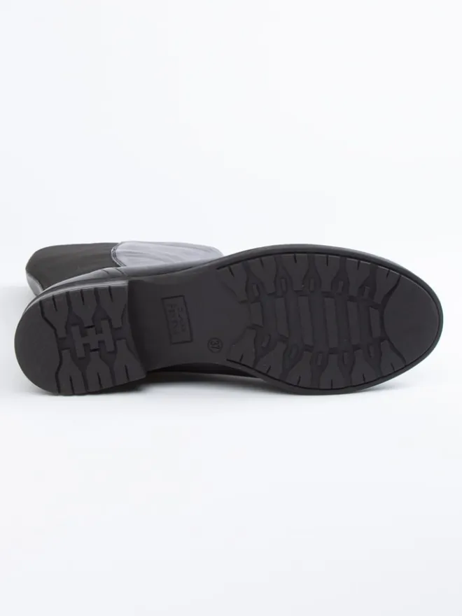 Leder-Stiefel in Schwarz>JOLANA & FENENA Sale