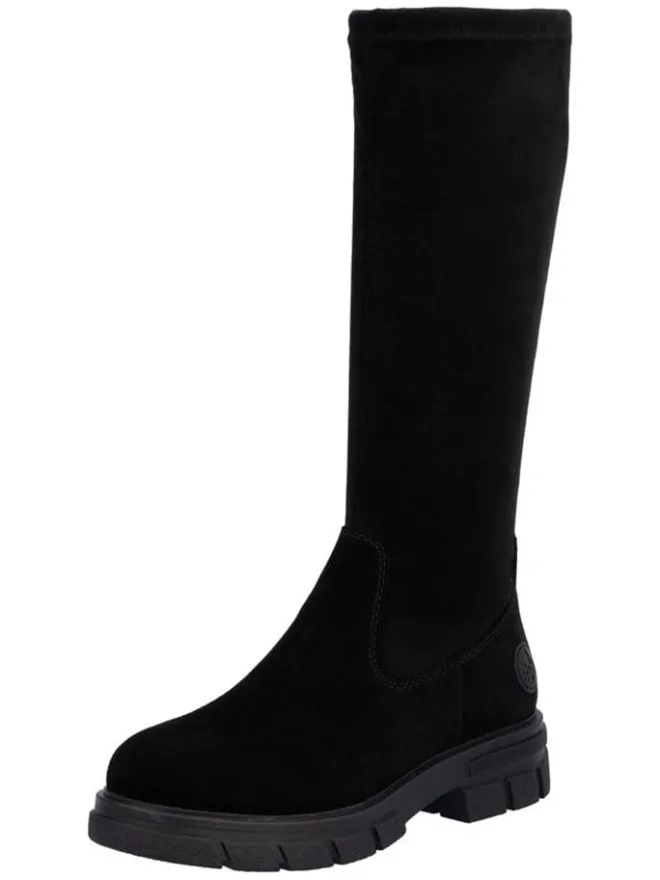 rieker Stiefel & Boots^Leder-Stiefel in Schwarz