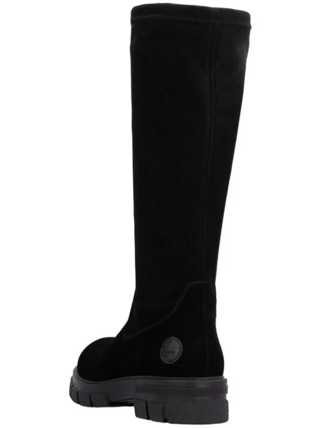 rieker Stiefel & Boots^Leder-Stiefel in Schwarz