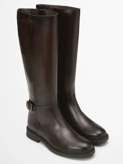 Leder-Stiefel "Paula" in Braun>Marc O'Polo Shoes Sale