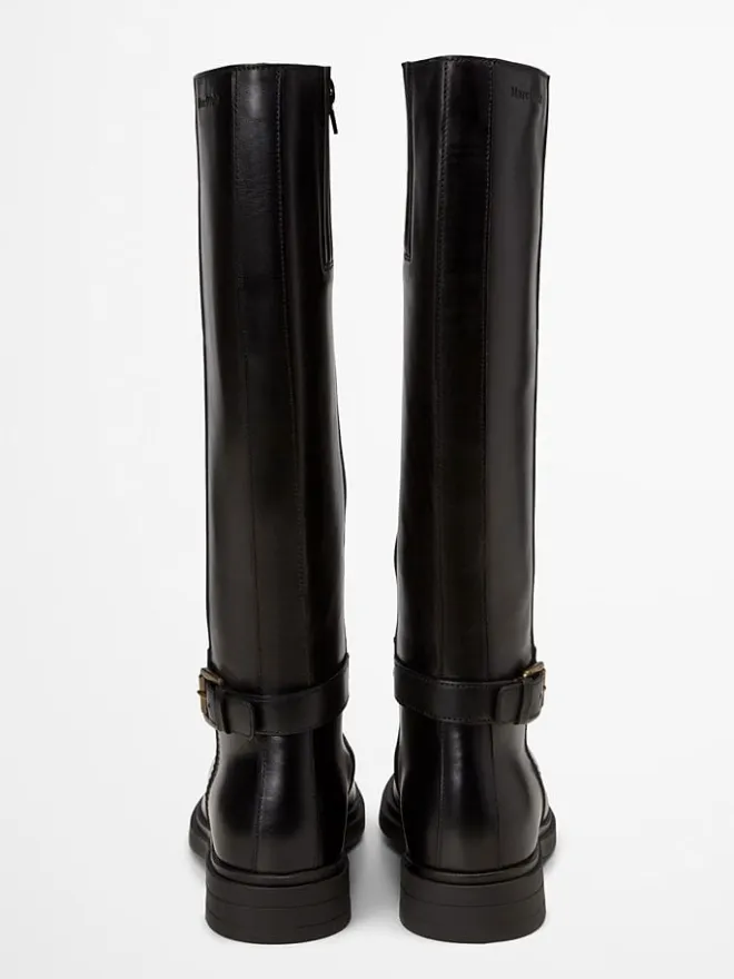 Leder-Stiefel "Paula" in Schwarz>Marc O'Polo Shoes New