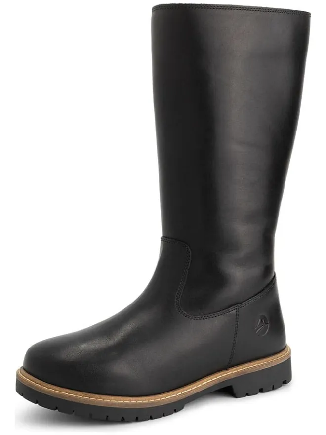 Leder-Stiefel "Vinstra" in Schwarz>TRAVELIN' Online