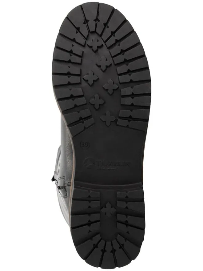 Leder-Stiefel "Vinstra" in Schwarz>TRAVELIN' Online