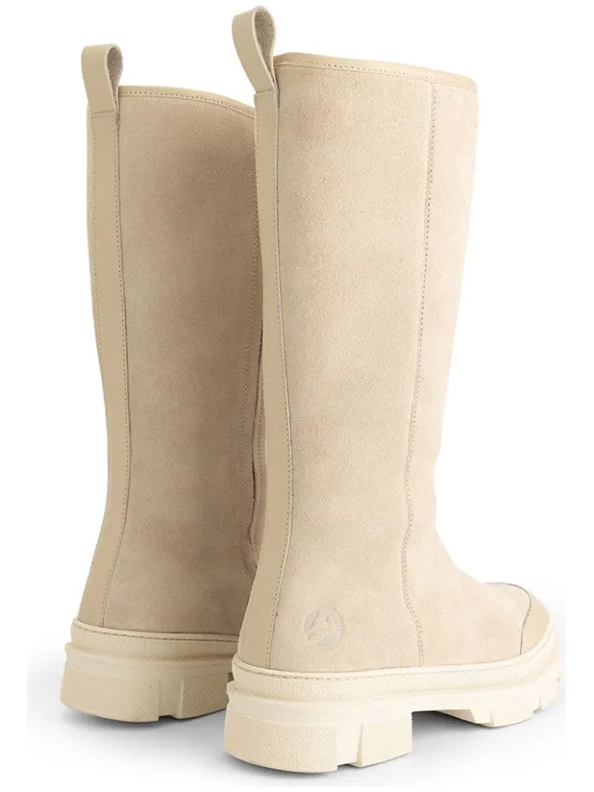 Leder-Stiefel "Whistler" in Beige>TRAVELIN'