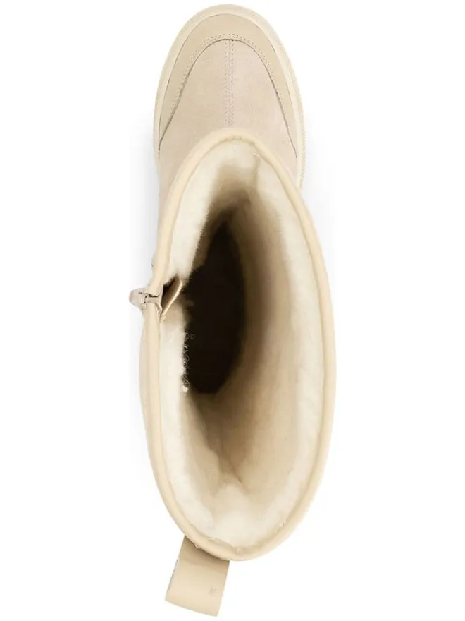 Leder-Stiefel "Whistler" in Beige>TRAVELIN'