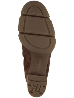 Paul Green Stiefeletten^Leder-Stiefeletten in Hellbraun
