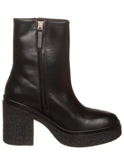 Leder-Stiefeletten in Schwarz>Tommy Hilfiger Shoes Discount
