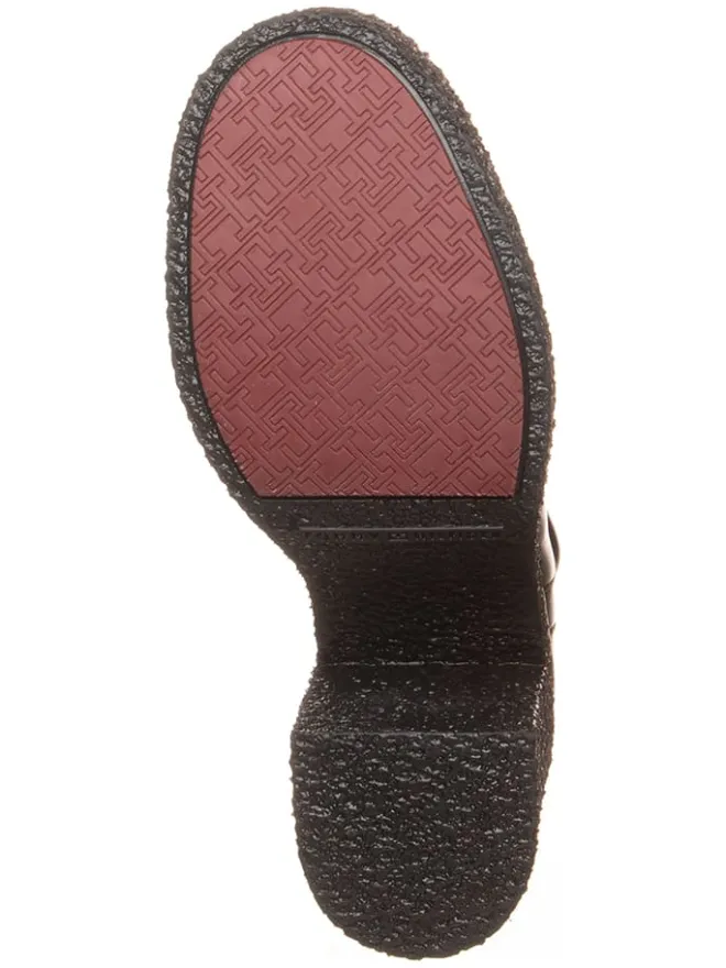 Leder-Stiefeletten in Schwarz>Tommy Hilfiger Shoes Discount