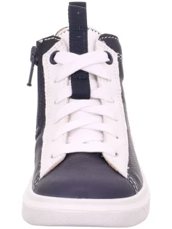 superfit Stiefeletten·Hohe Stiefeletten^Leder-Stiefeletten "Cosmo" in Dunkelblau
