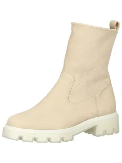 Leder-Stiefeletten in Beige>Paul Green New