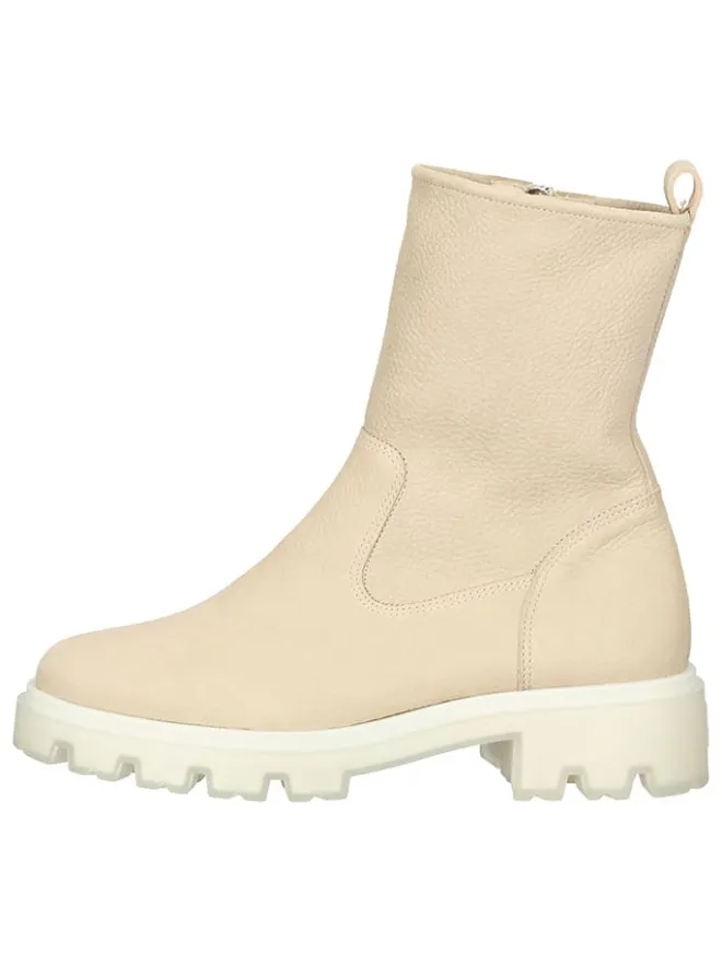 Leder-Stiefeletten in Beige>Paul Green New
