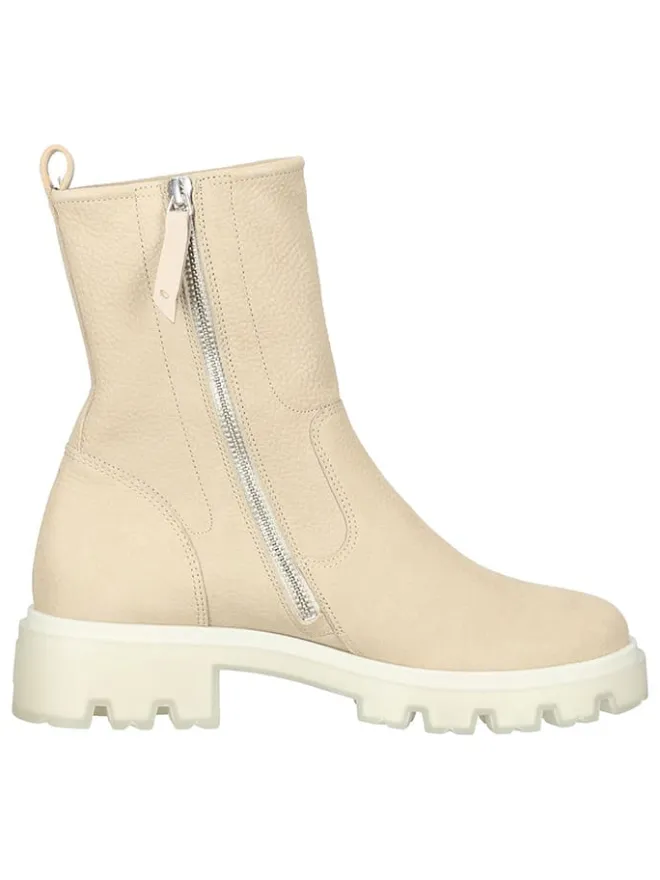 Leder-Stiefeletten in Beige>Paul Green New